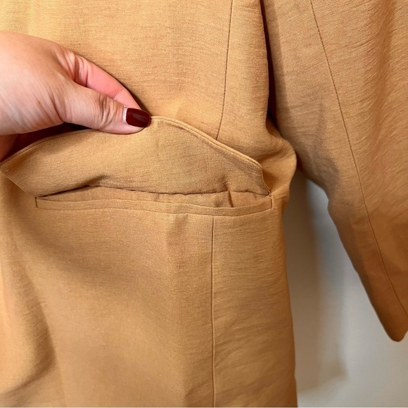 NEW City Chic Bronze Essence Longline Women’s Jacket Blazer Sz 24 - Picture 6 of 14